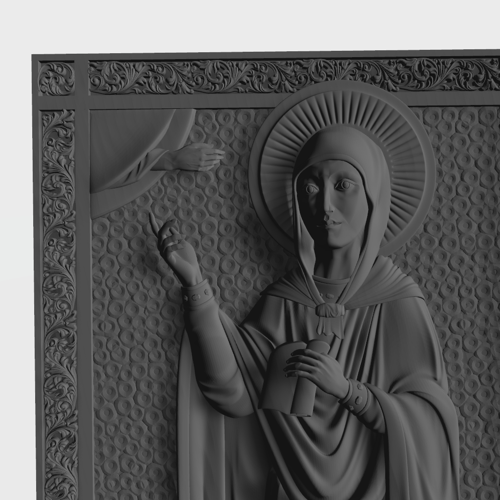 Natalia Model CNC STL file preview 2