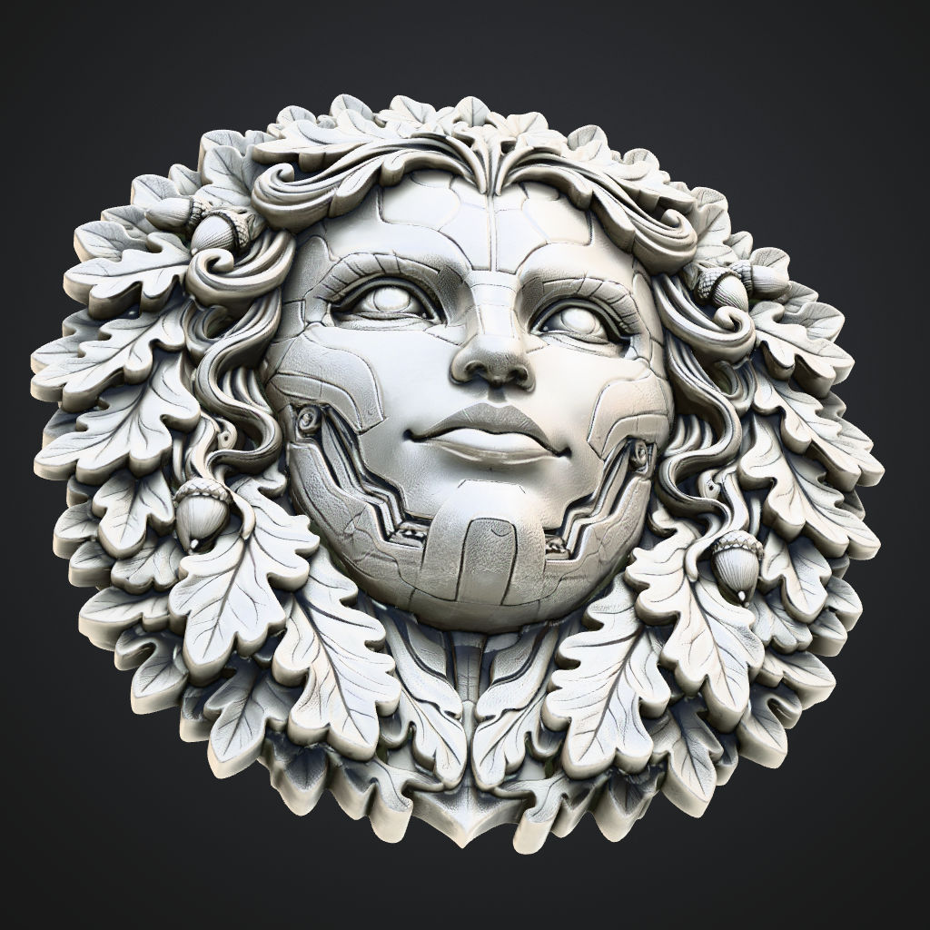 Oakbound Automaton Prog Rock CNC Model CNC STL file preview 2