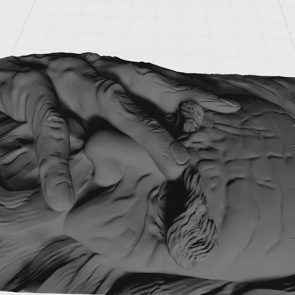 Old Man CNC STL file preview 3