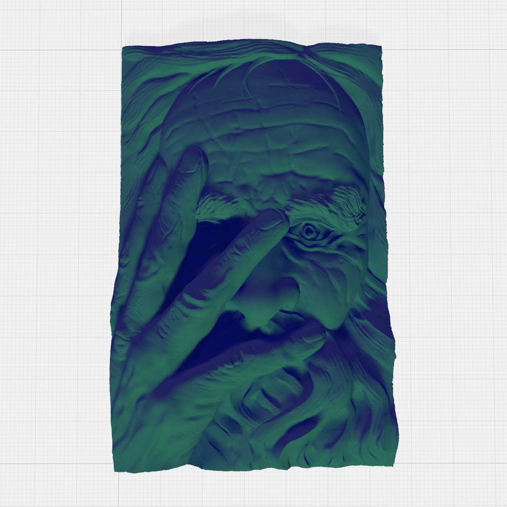 Old Man CNC STL file preview 4