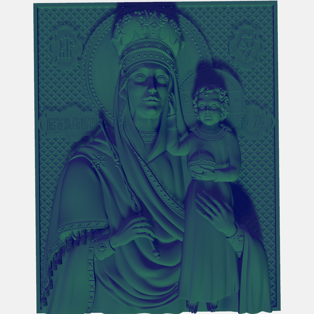 Orthodox Christ Mother CNC Model CNC STL file preview