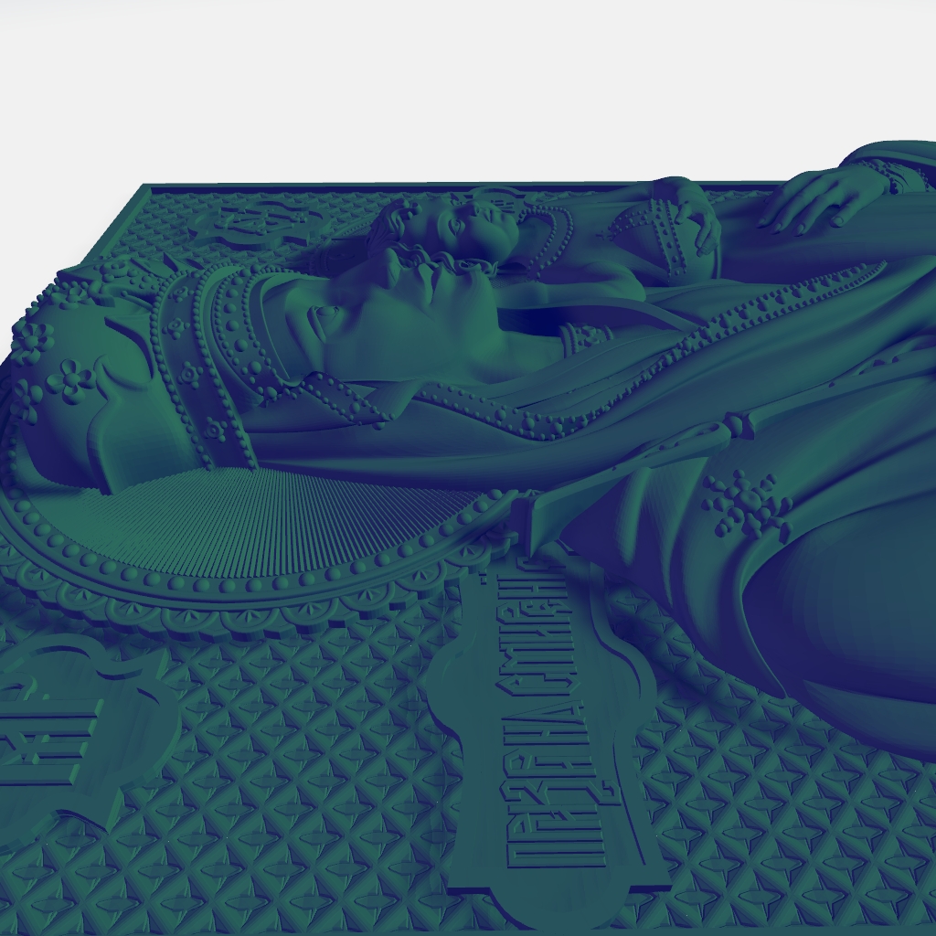 Orthodox Christ Mother CNC Model CNC STL file preview 4