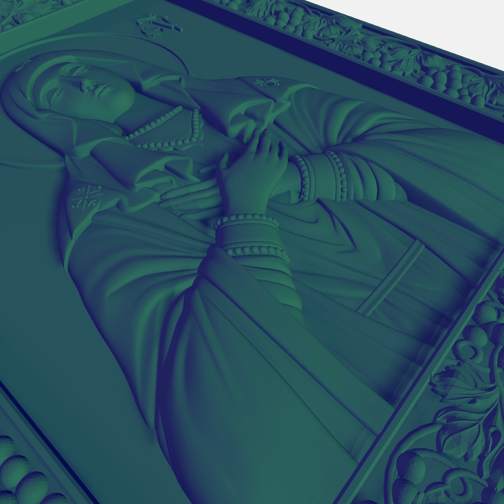 Our Lady Model CNC CNC STL file preview 4
