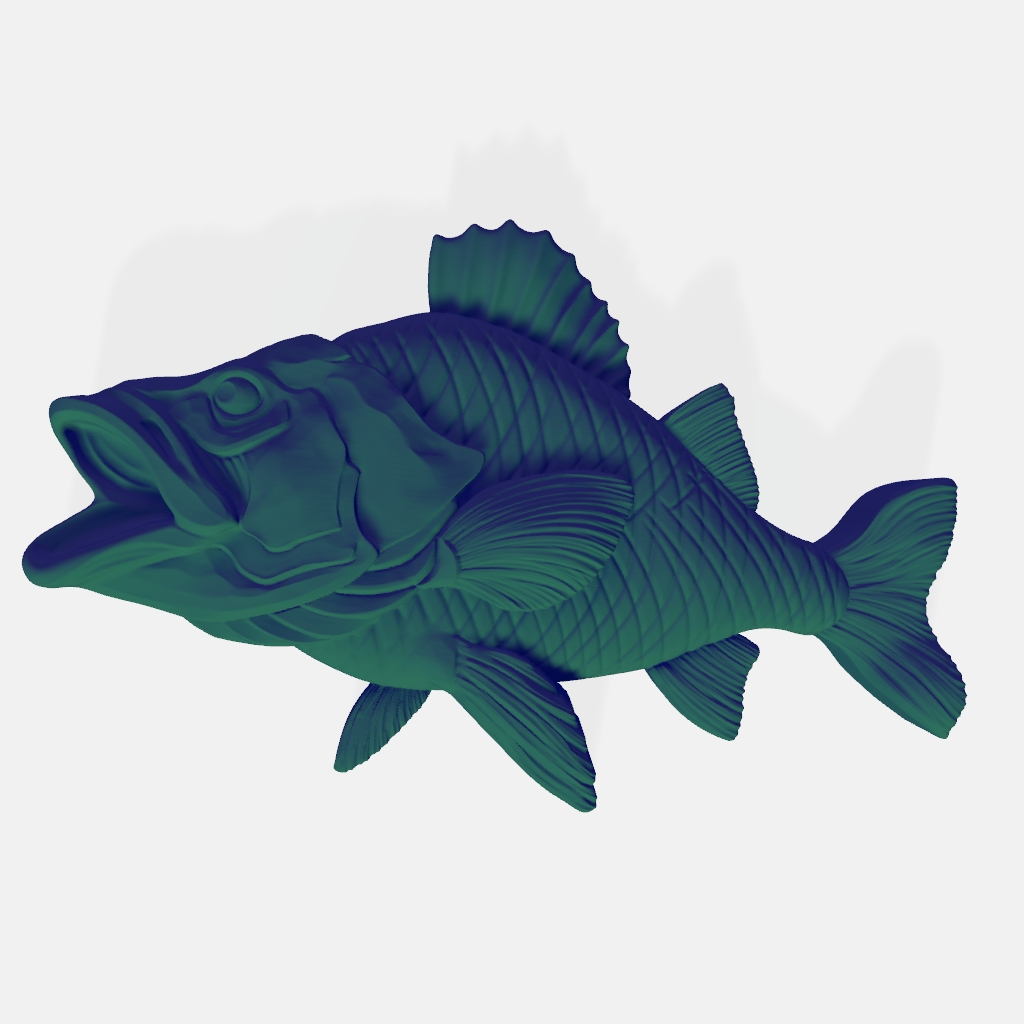 Perch Fish Fishing Fisherman Carp CNC STL file preview