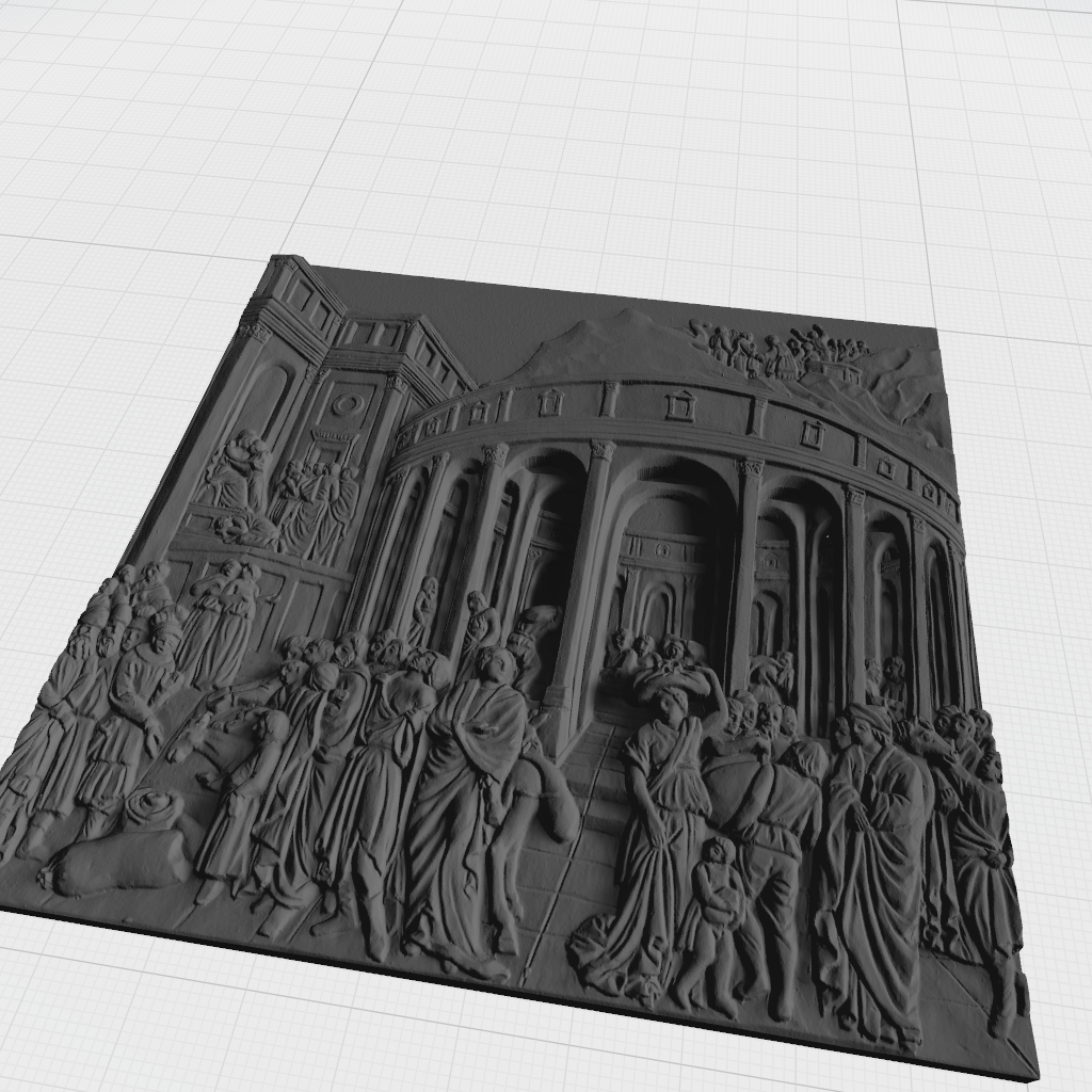 Roman Court CNC STL Model CNC STL file preview