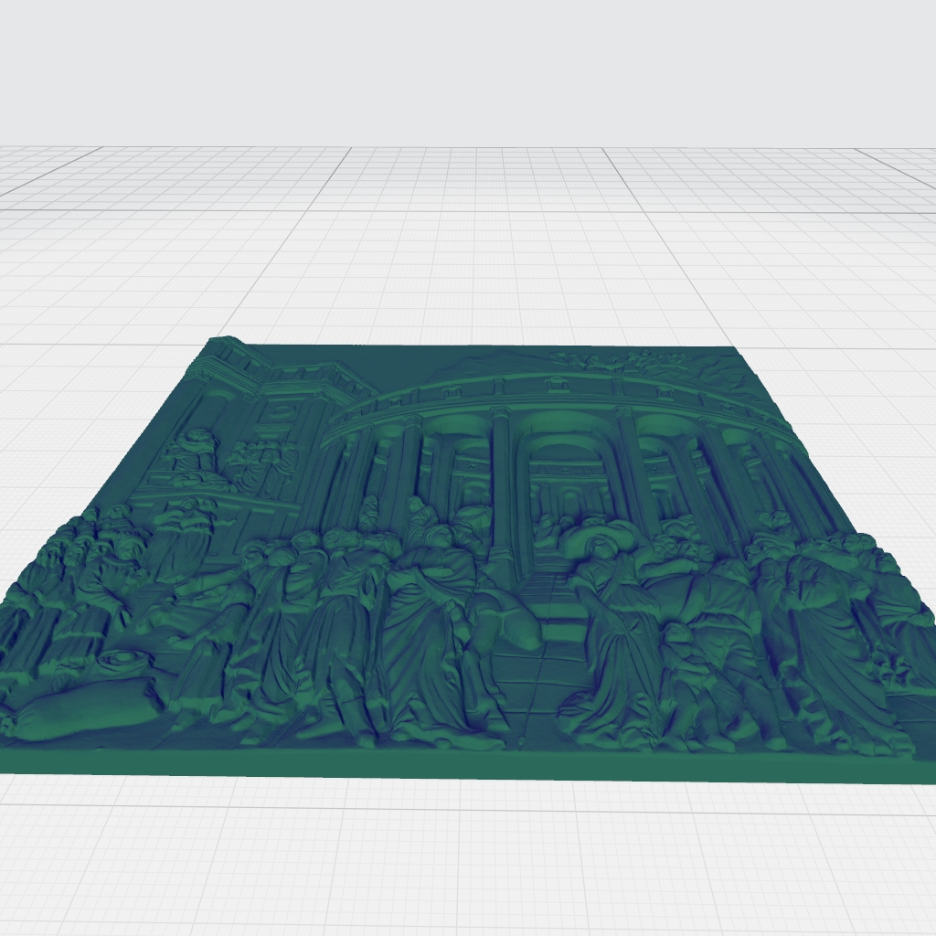 Roman Court CNC STL Model CNC STL file preview 3