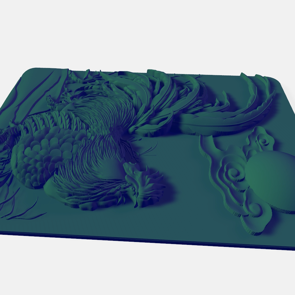 Rooster Cockrel CNC STL file preview 4