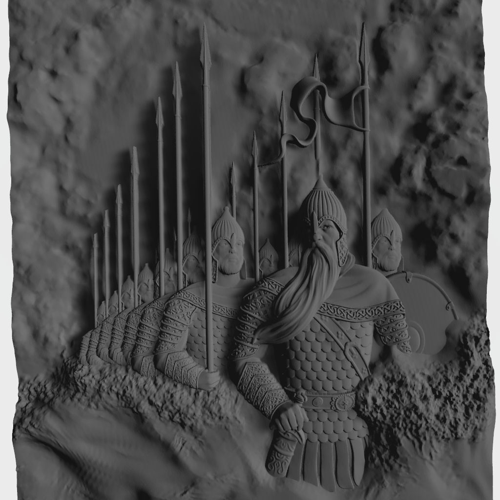 Saracen Crusader War Fighting Army CNC STL file preview 2