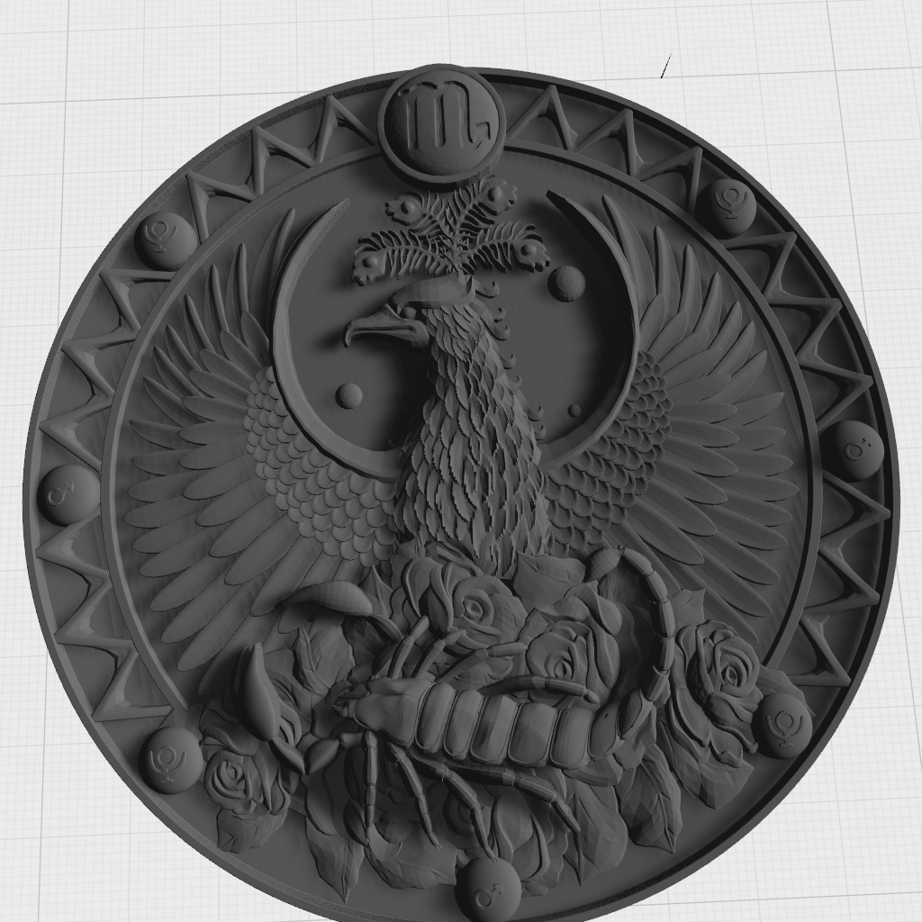 Scorpion Scorpio Phoenix CNC STL Model CNC STL file preview