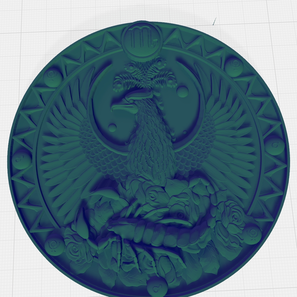 Scorpion Scorpio Phoenix CNC STL Model CNC STL file preview 2