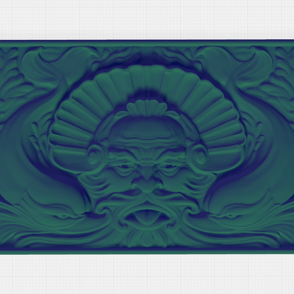 Sea Greek Decorative Pattern Ornate CNC STL Model 57 CNC STL file preview