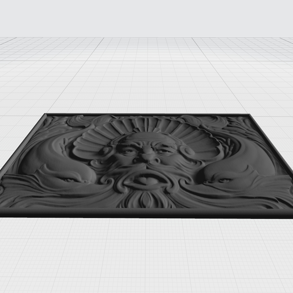 Sea Greek Decorative Pattern Ornate CNC STL Model 57 CNC STL file preview 2