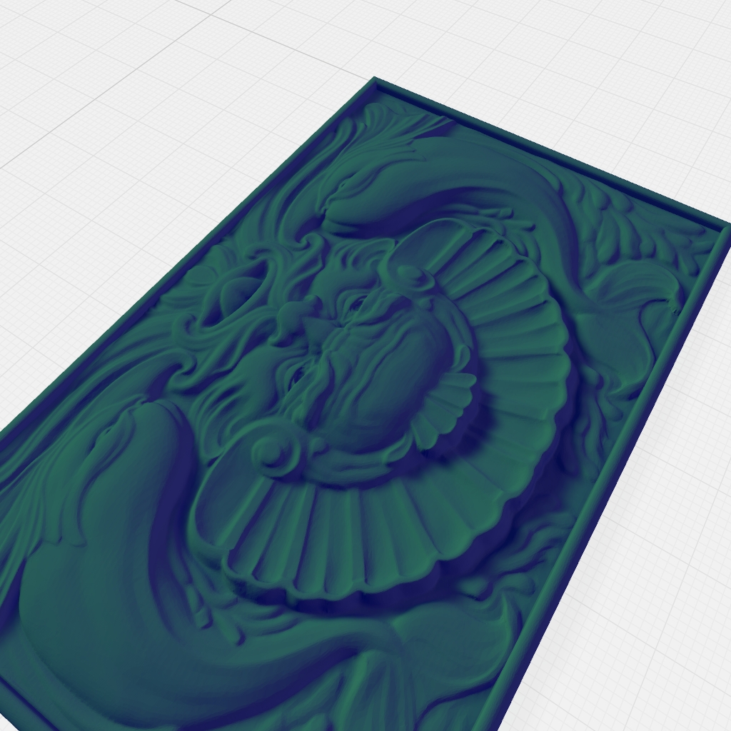 Sea Greek Decorative Pattern Ornate CNC STL Model 57 CNC STL file preview 3