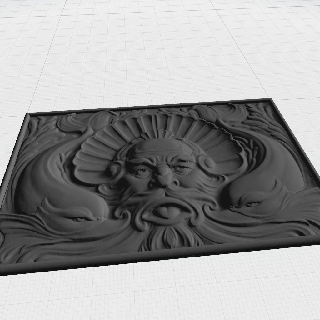 Sea Greek Decorative Pattern Ornate CNC STL Model 57 CNC STL file preview 4