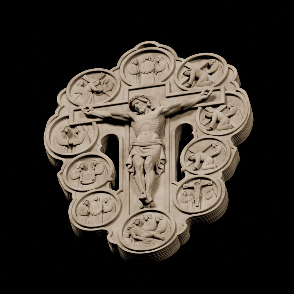 Stations Of The Crucifixion CNC STL file preview 4