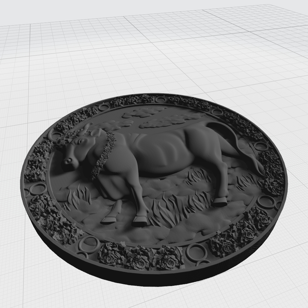 Taurus Astrology Bull CNC STL Model Star Sign CNC STL file preview 4