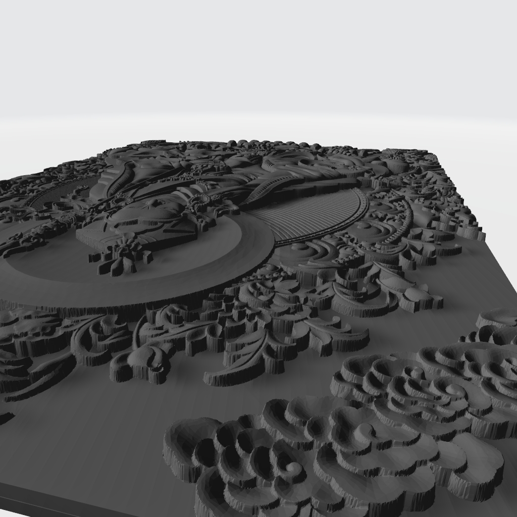 Thangka Tibet Buddhist CNC Model CNC STL file preview 4