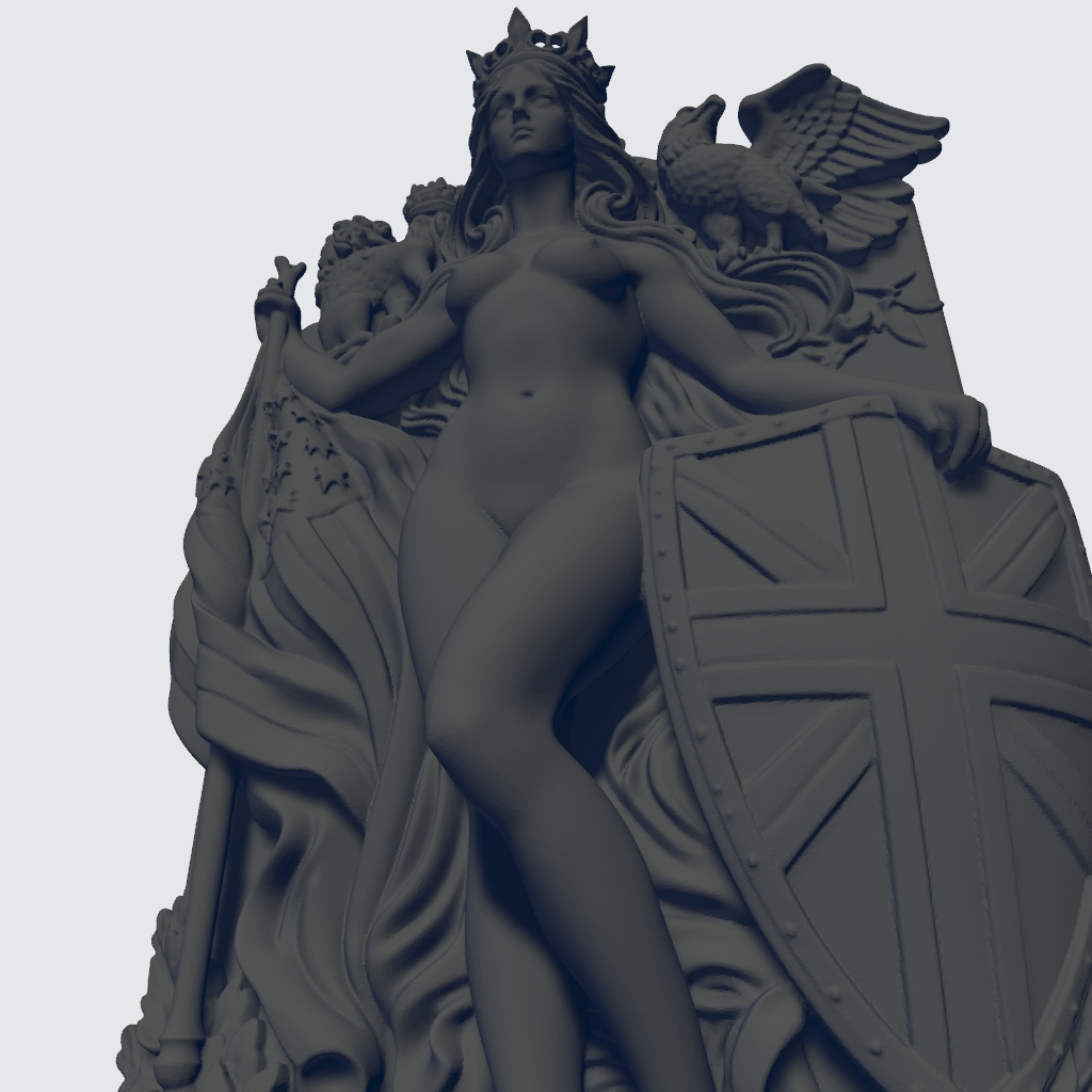 Unity Britain USA CNC STL file preview 2