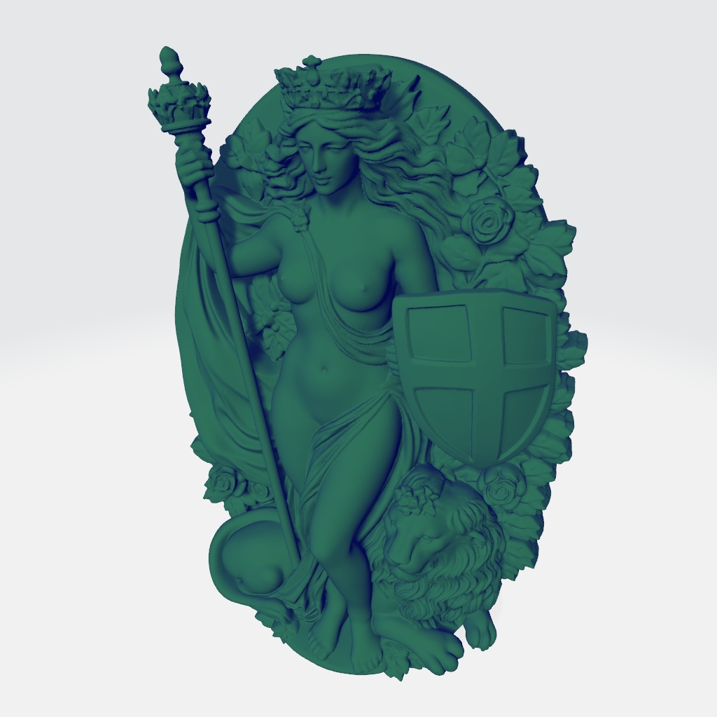 Victorious Britain 3D Model CNC STL file preview