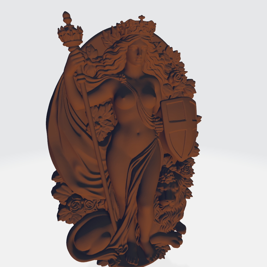 Victorious Britain 3D Model CNC STL file preview 2