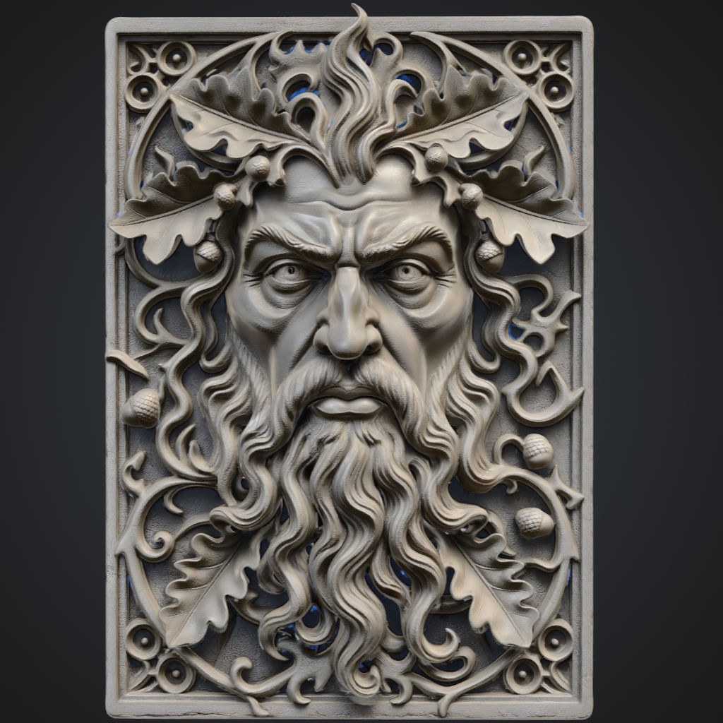 Warlock Matrix CNC STL file preview