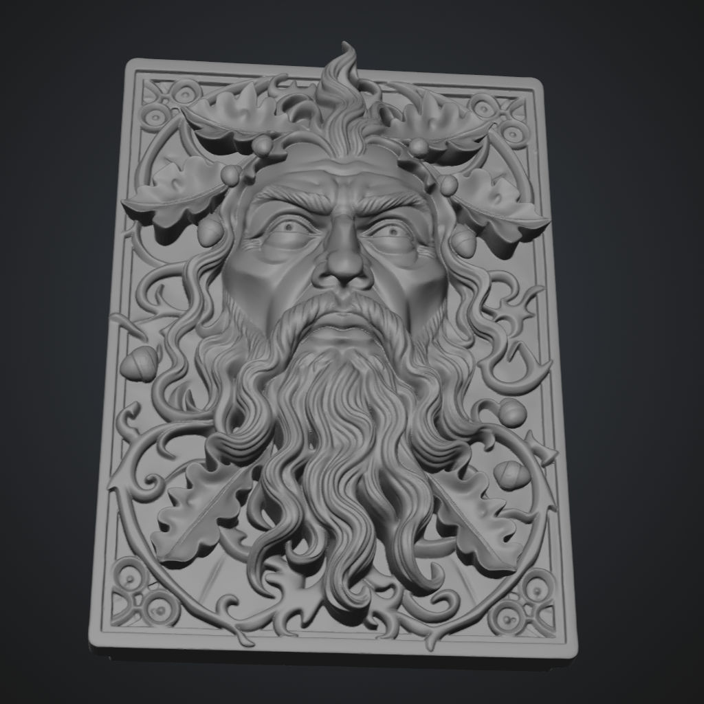 Warlock Matrix CNC STL file preview 2