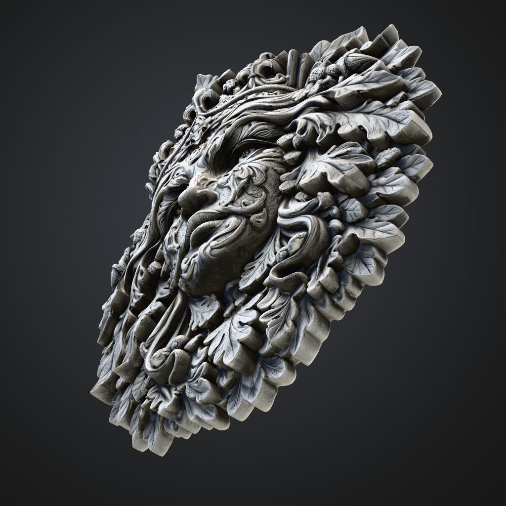 Woodland Queen CNC STL file preview 4