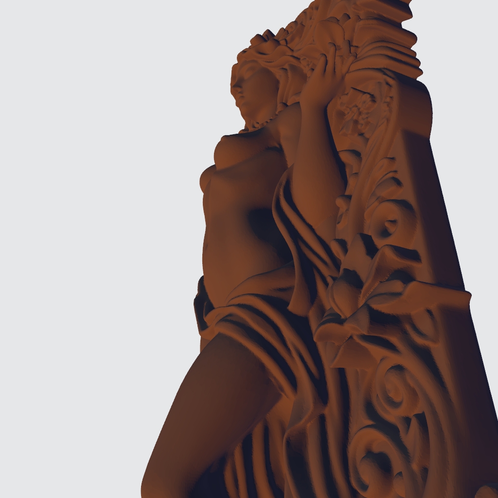 Art Nouveau CNC STL file preview 4