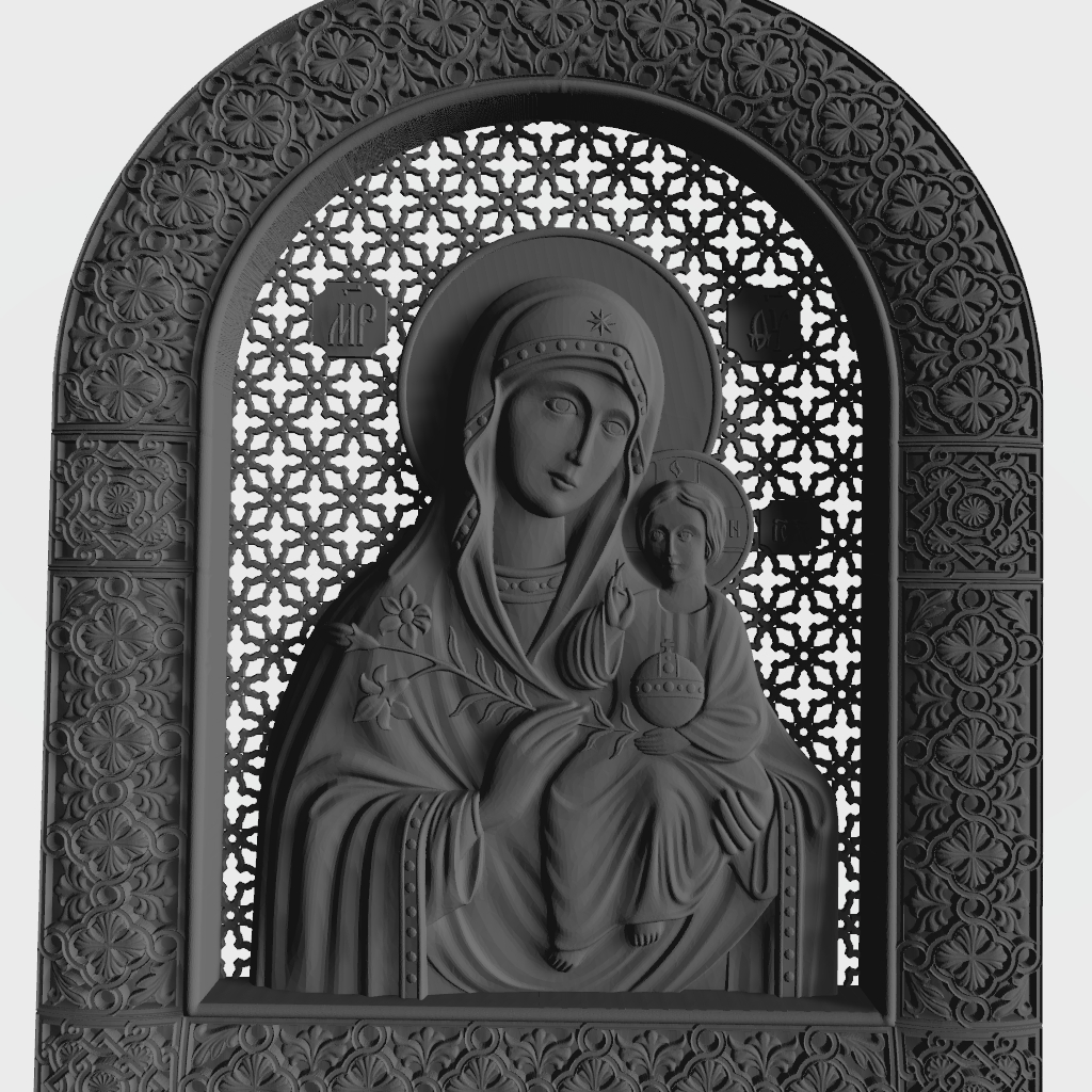 Icon CNC STL file preview 2