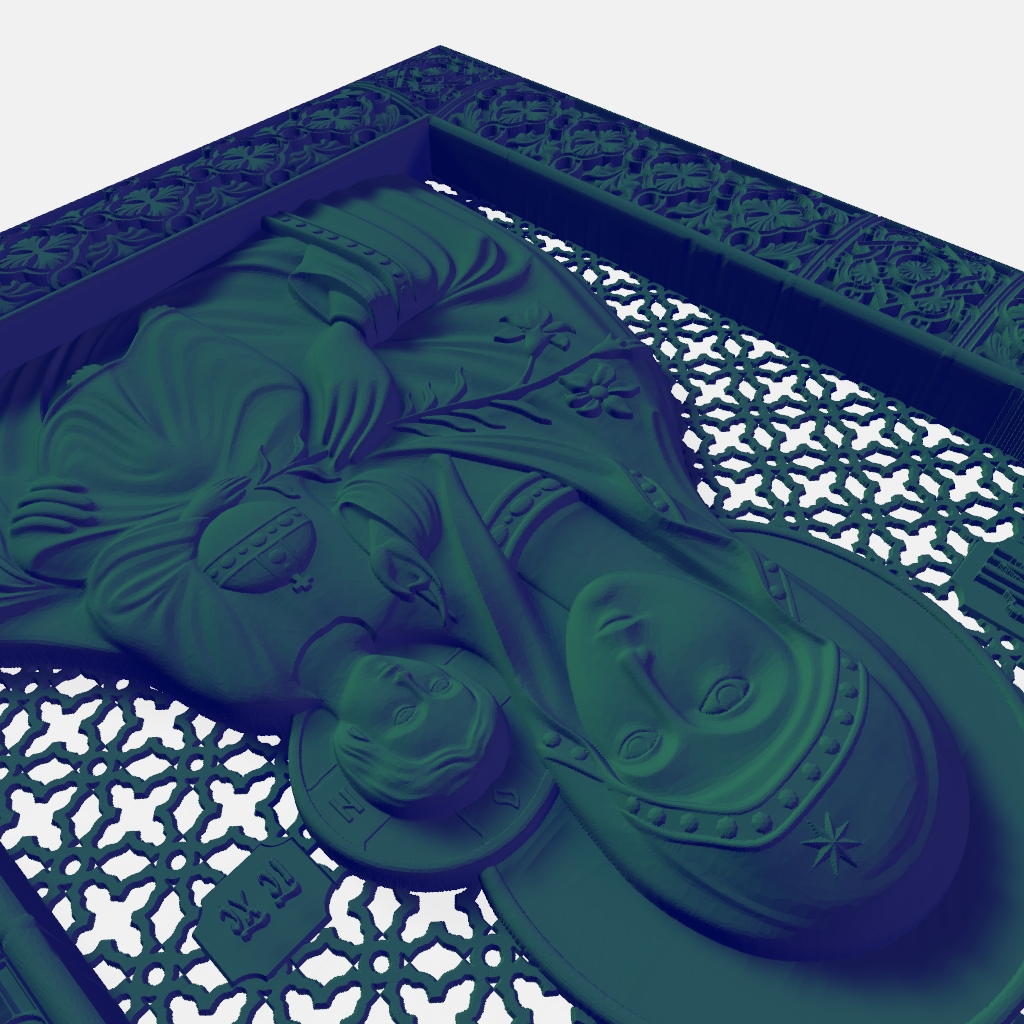 Icon CNC STL file preview 4